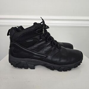 Merrell Mens Moab 2 Mid Tactical Response Black 10.5 Black Vibram J45337